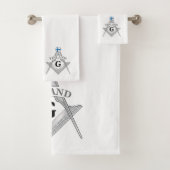 Finland freemasonry sign bad handdoek (Insitu)