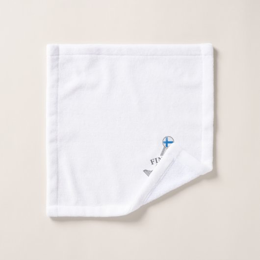 Finland freemasonry sign bad handdoek (Wasdoekje)