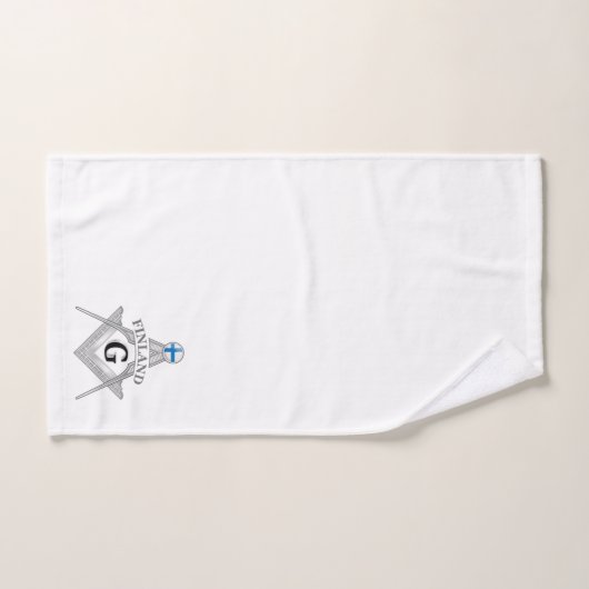 Finland freemasonry sign bad handdoek (Handdoek)