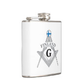 Finland freemasonry sign heupfles (Rechts)