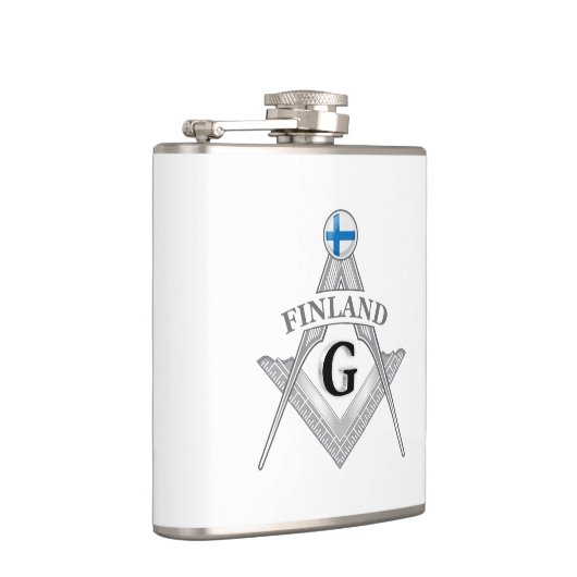 Finland freemasonry sign heupfles (Rechts)