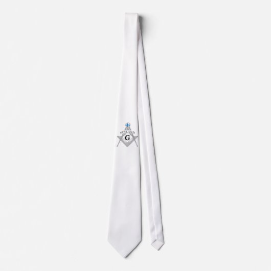 Finland freemasonry sign stropdas (Voorkant)