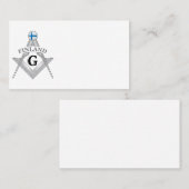 Finland freemasonry sign visitekaartje (Voorkant / Achterkant)