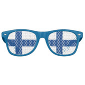 Finland Fun Party Bril Retro Zonnebril (Voorkant)