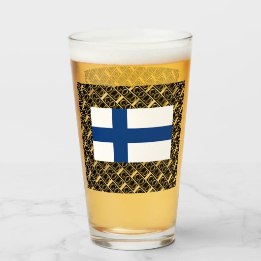 FINLAND GOLD GLAS (Voorkant gevuld)