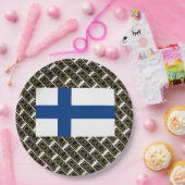 FINLAND GOLD PAPIEREN BORDJE (Feest)