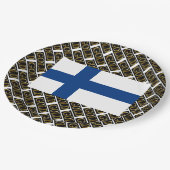 FINLAND GOLD PAPIEREN BORDJE (Gekanteld)