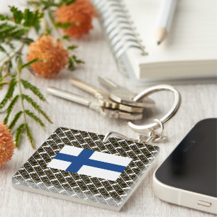 FINLAND GOLD SLEUTELHANGER