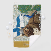 Finland Golf, Monogram, Viking Beer, Arctic Fox Golfhanddoek (Insitu)
