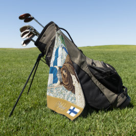 Finland Golf, Monogram, Viking Beer, Arctic Fox Golfhanddoek