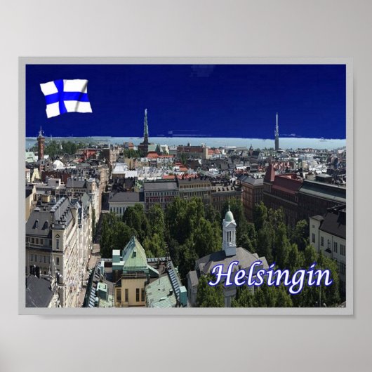 Finland - Helsinki - Helsingfors - Poster (Voorkant)