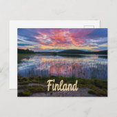 Finland Helsinki Noord-Europa Briefkaart (Voorkant / Achterkant)