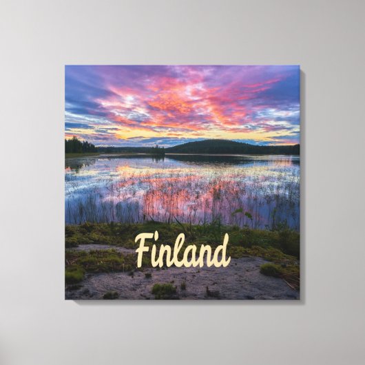 Finland Helsinki Noord-Europa Canvas Afdruk (Voorkant)