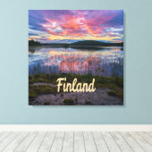 Finland Helsinki Noord-Europa Canvas Afdruk (Insitu (Houten vloer))
