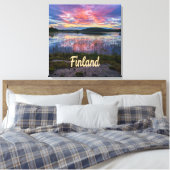 Finland Helsinki Noord-Europa Canvas Afdruk (Insitu (Slaapkamer))