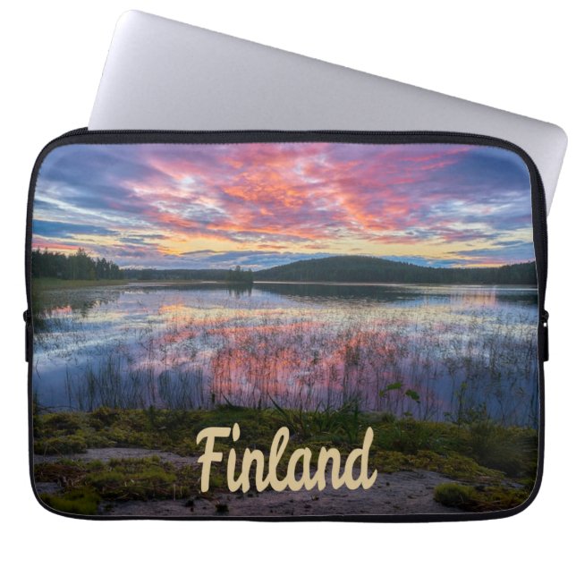 Finland Helsinki Noord-Europa Laptop Sleeve (Voorkant)