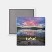Finland Helsinki Noord-Europa Magneet (Voorkant / Achterkant)
