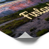 Finland Helsinki Noord-Europa Poster (Hoek)