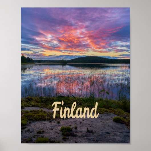 Finland Helsinki Noord-Europa Poster (Voorkant)