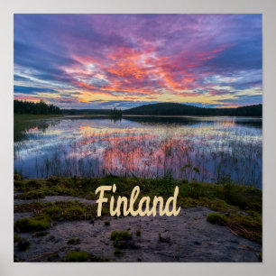 Finland Helsinki Noord-Europa Poster
