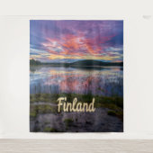 Finland Helsinki Noord-Europa Wandkleed (Voorkant)