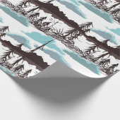 Finland Herfst Daylight Lake Cadeaupapier (Hoek)