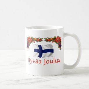 Finland Hyvaa Joulua (prettige kerst) Koffiemok