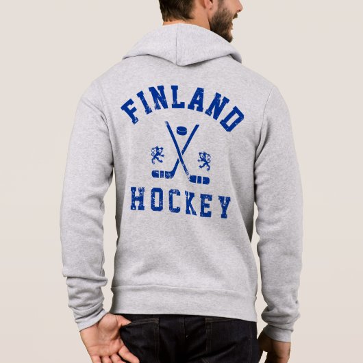 Finland Ice Hockey Hoodie (Achterkant)