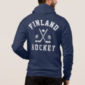 Finland Ice Hockey Hoodie (Achterkant)