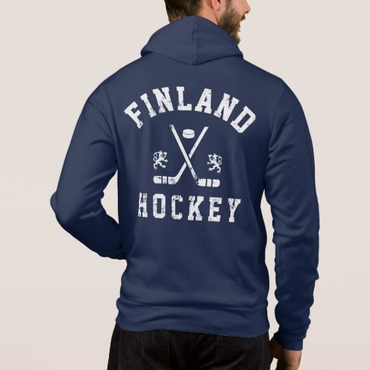Finland Ice Hockey Hoodie (Achterkant)