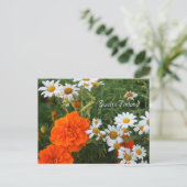 Finland in Flowers, vierde in een serie Briefkaart (Staand voorkant)