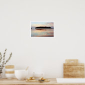 Finland (Island Sunset) Poster met Text (Keuken)