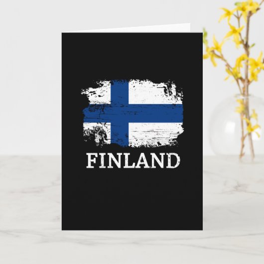 Finland Kaart (Gele Bloem)