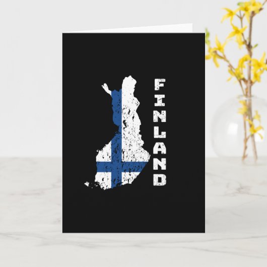 Finland Kaart (Gele Bloem)