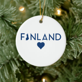 Finland Kaart Ornament