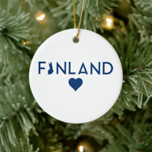 Finland Kaart Ornament