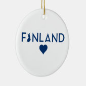 Finland Kaart Ornament (Rechts)