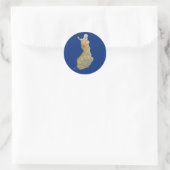 Finland Kaart Sticker (Tas)