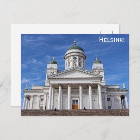 Finland Kathedraal van Helsinki Briefkaart (Voorkant / Achterkant)