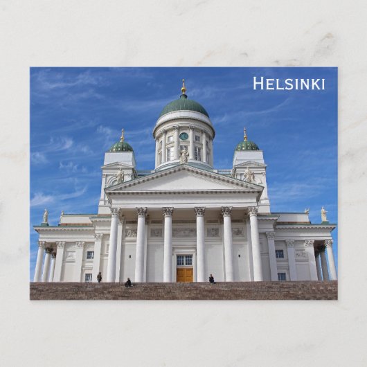 Finland Kathedraal van Helsinki Briefkaart (Voorkant)