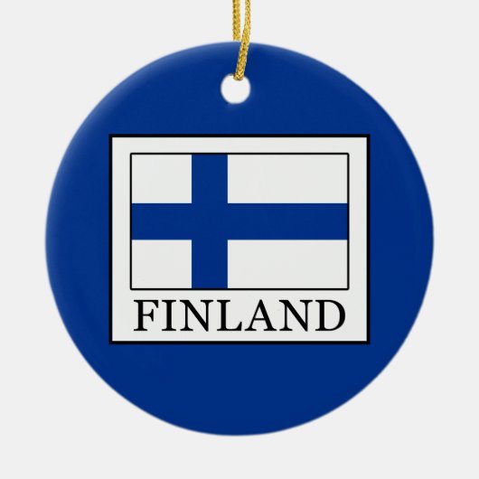 Finland Keramisch Ornament (Voorkant)
