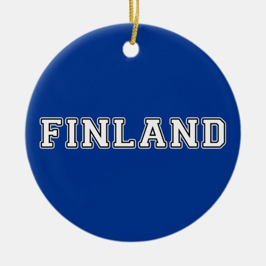 Finland Keramisch Ornament (Voorkant)