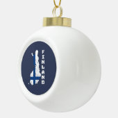 Finland Keramische Bal Ornament (Rechts)