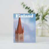 Finland kerk briefkaart (Staand voorkant)