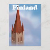 Finland kerk briefkaart (Voorkant)