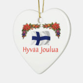 Finland Kerstmis Keramisch Ornament (Links)