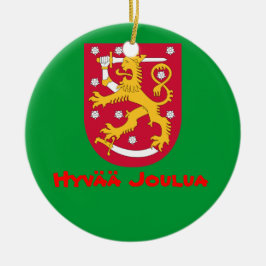 FINLAND*- kerstversiering Keramisch Ornament