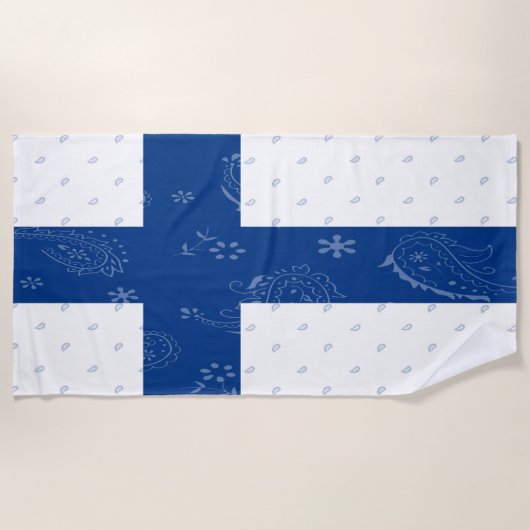Finland keukenhanddoek strandlaken (Voorkant)