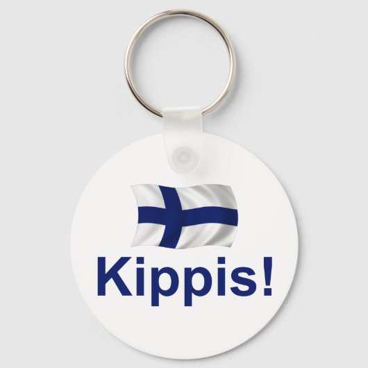 Finland Kippis! (Cheers!) Sleutelhanger (Voorkant)