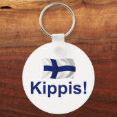 Finland Kippis! (Cheers!) Sleutelhanger (Voorkant)